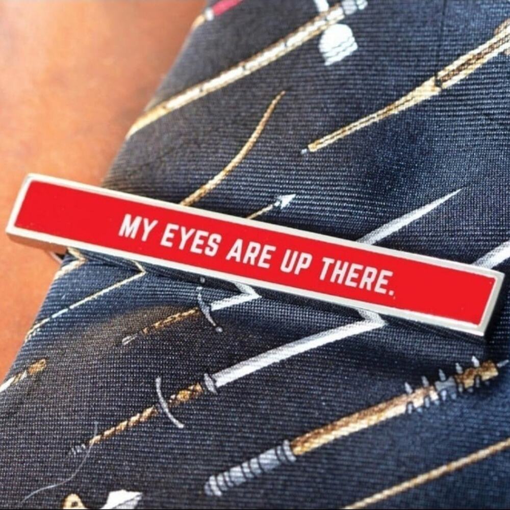 Easy Tiger "My Eyes Are Up there" Tie bar clip New